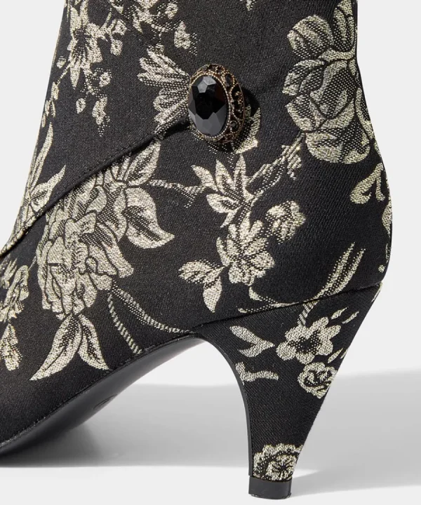 Shop Joe Browns Into The Night Jewelled Boots Gold/Black