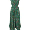 Flash Sale Joe Browns Iris Dippy Hem Dress Green