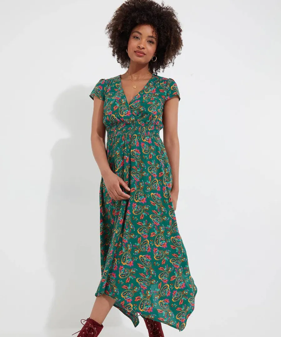 iris_dippy_hem_dress_2.webp Flash Sale Joe Browns Iris Dippy Hem Dress Green