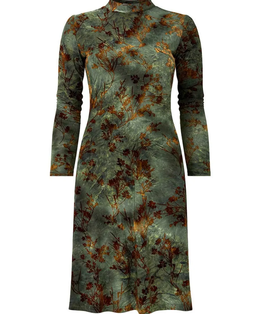 jemima_flocked_jersey_dre_0.webp Cheap Joe Browns Jemima Flocked Jersey Dress Green