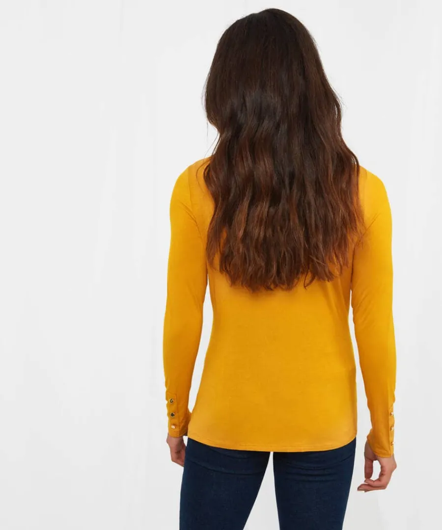 jersey_roll_neck_top_2-1.webp Online Joe Browns Jersey Roll Neck Top Ochre / Orange / Winter White / Berry / Black