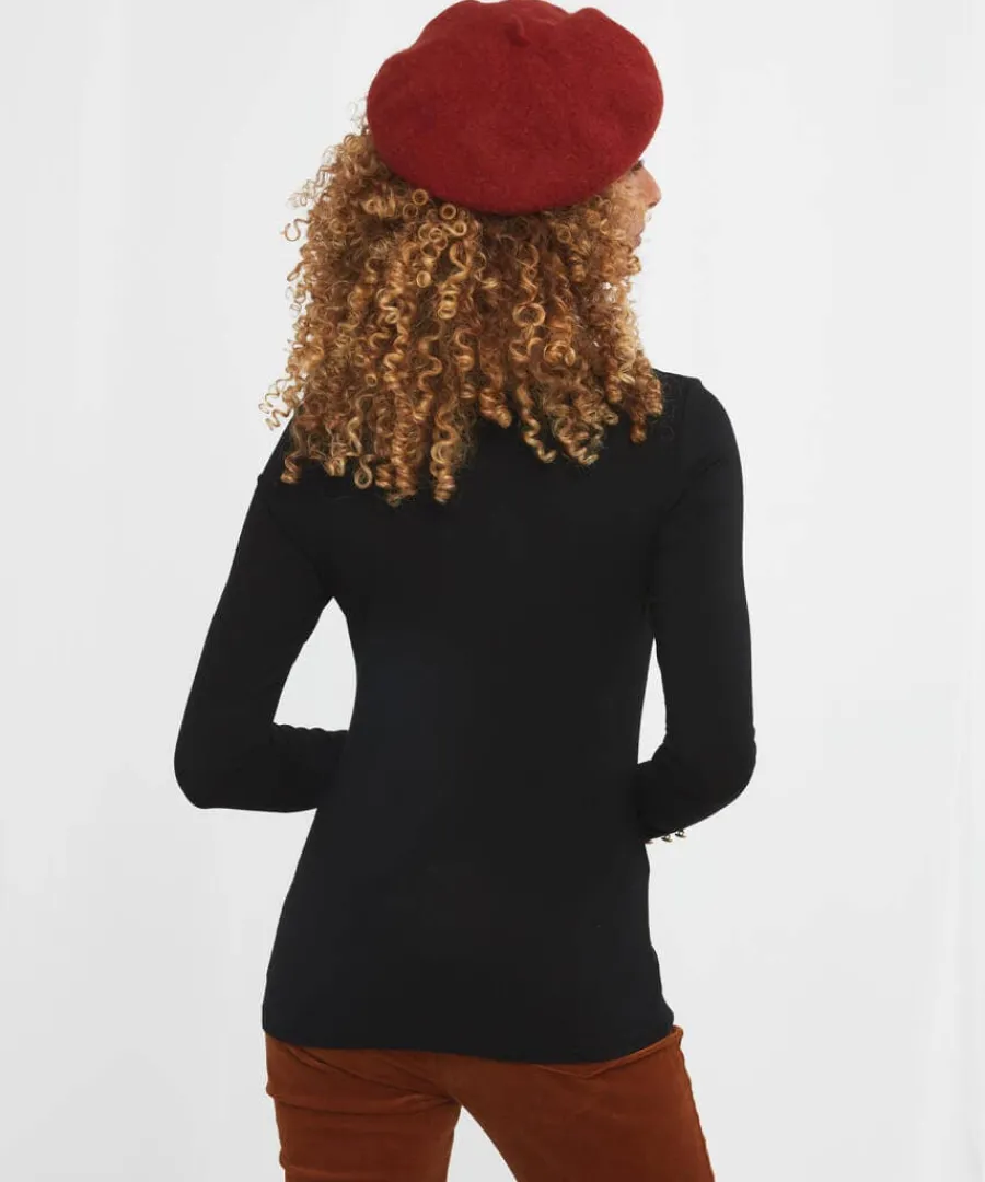 jersey_roll_neck_top_2-2.webp Shop Joe Browns Jersey Roll Neck Top Black / Berry / Orange / Winter White