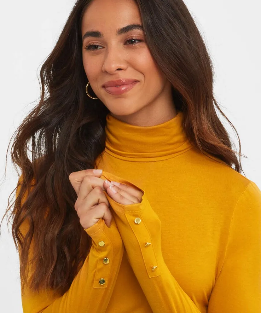 jersey_roll_neck_top_3-1.webp Online Joe Browns Jersey Roll Neck Top Ochre / Orange / Winter White / Berry / Black