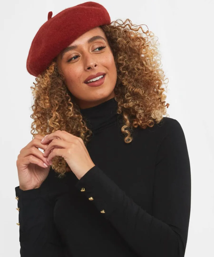 jersey_roll_neck_top_3-2.webp Shop Joe Browns Jersey Roll Neck Top Black / Berry / Orange / Winter White
