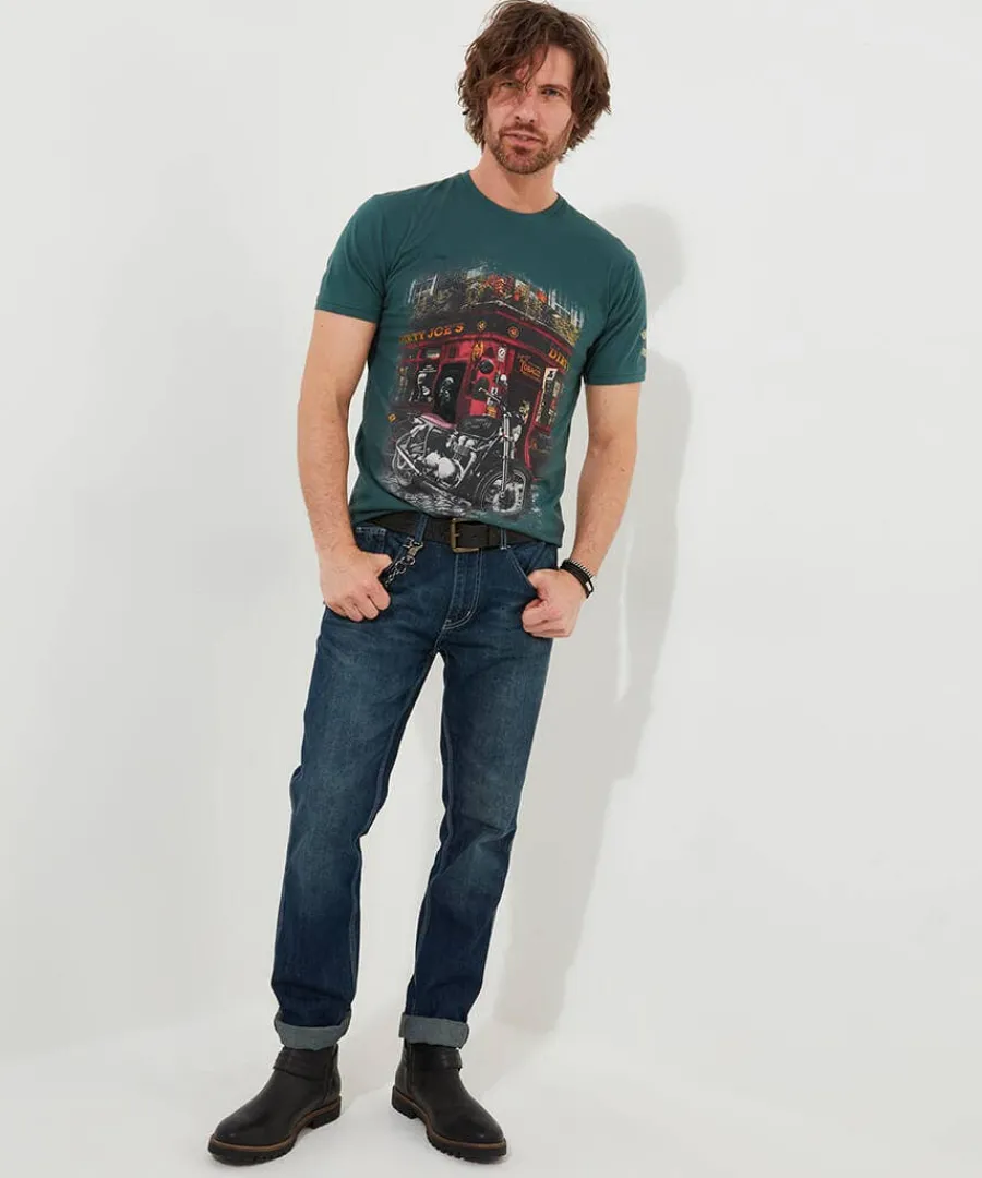 joes_bar_tee_1.webp Shop Joe Browns Joe's Bar Tee Green