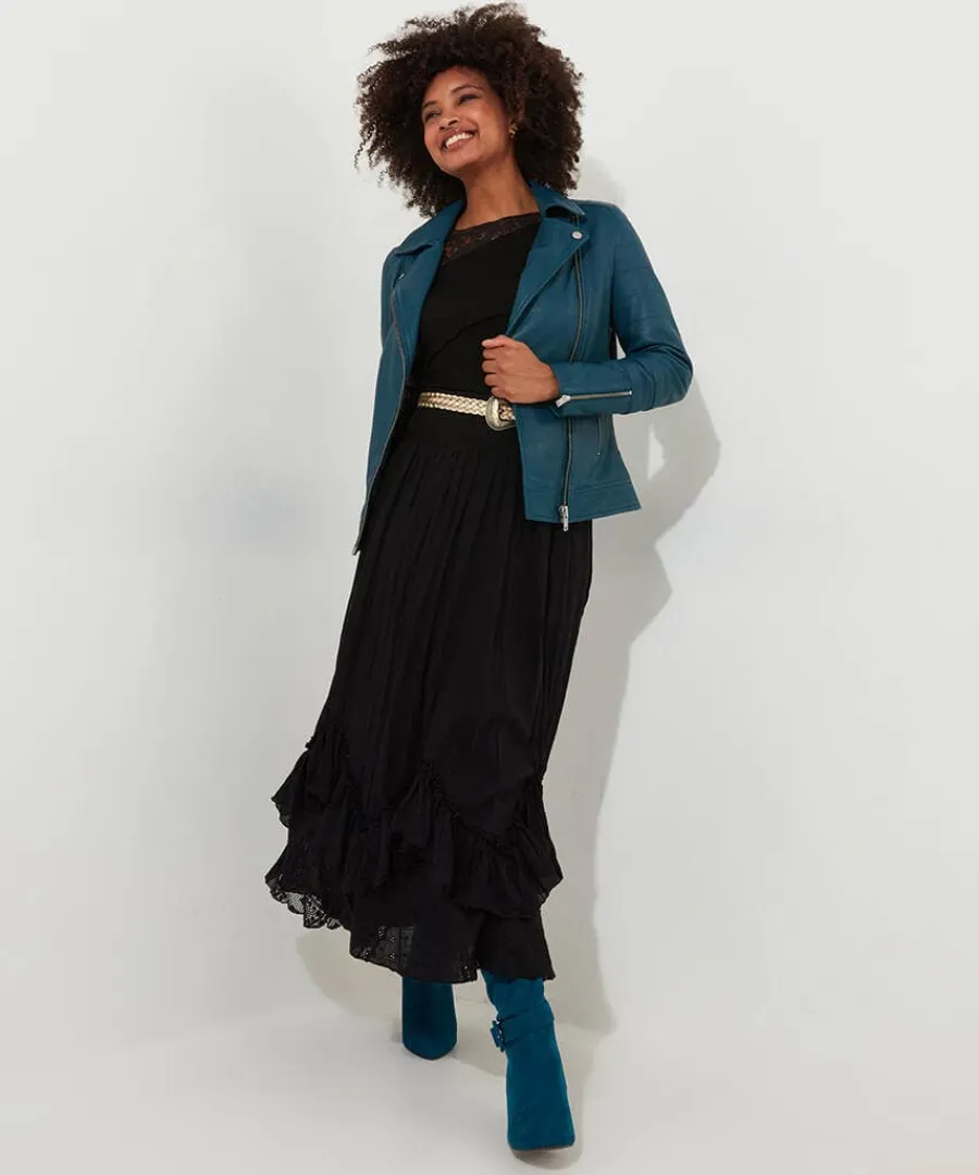 joes_cutabout_skirt_1.webp Sale Joe Browns Joe's Cutabout Skirt Black / Teal