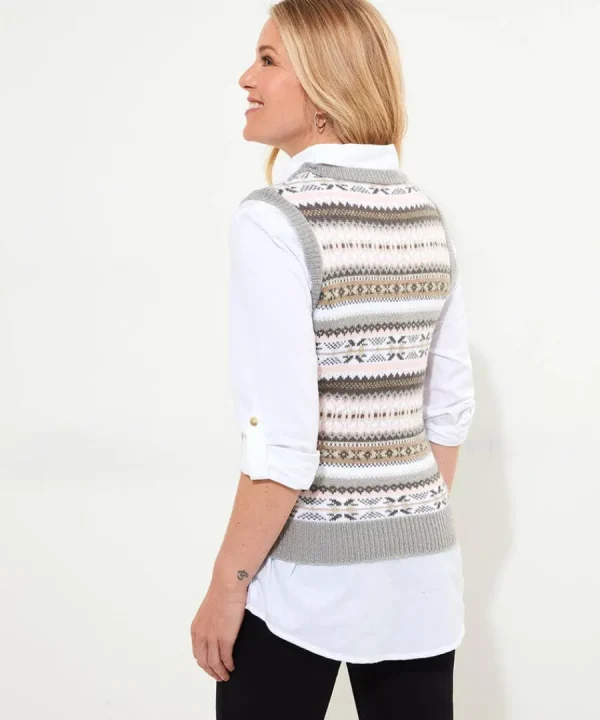 Outlet Joe Browns Joe's Favourite Knitted Vest Grey