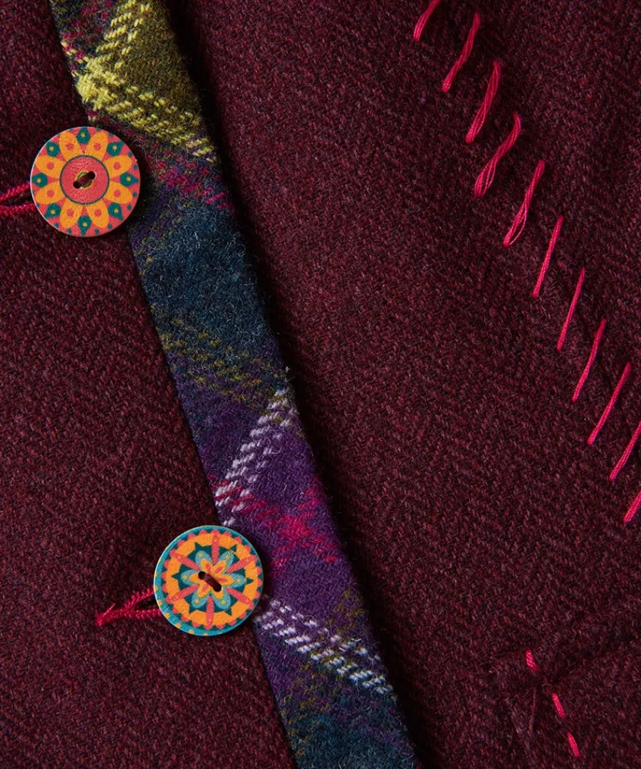 joes_favourite_waistcoat_6.webp Clearance Joe Browns Joe's Favourite Waistcoat Aubergine