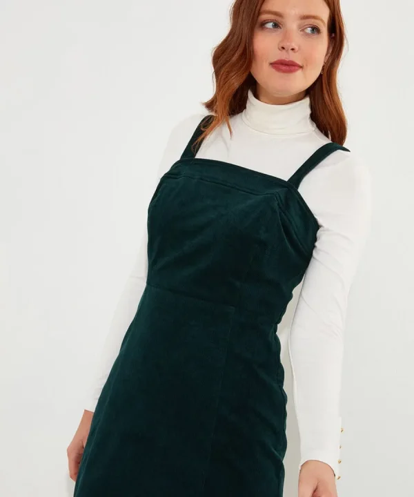 Cheap Joe Browns Jonie Cord Pinafore Green