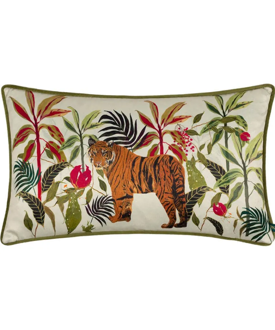 jungle_tiger_boudoir_cush_0.webp Hot Joe Browns Jungle Tiger Boudoir Cushion Ivory