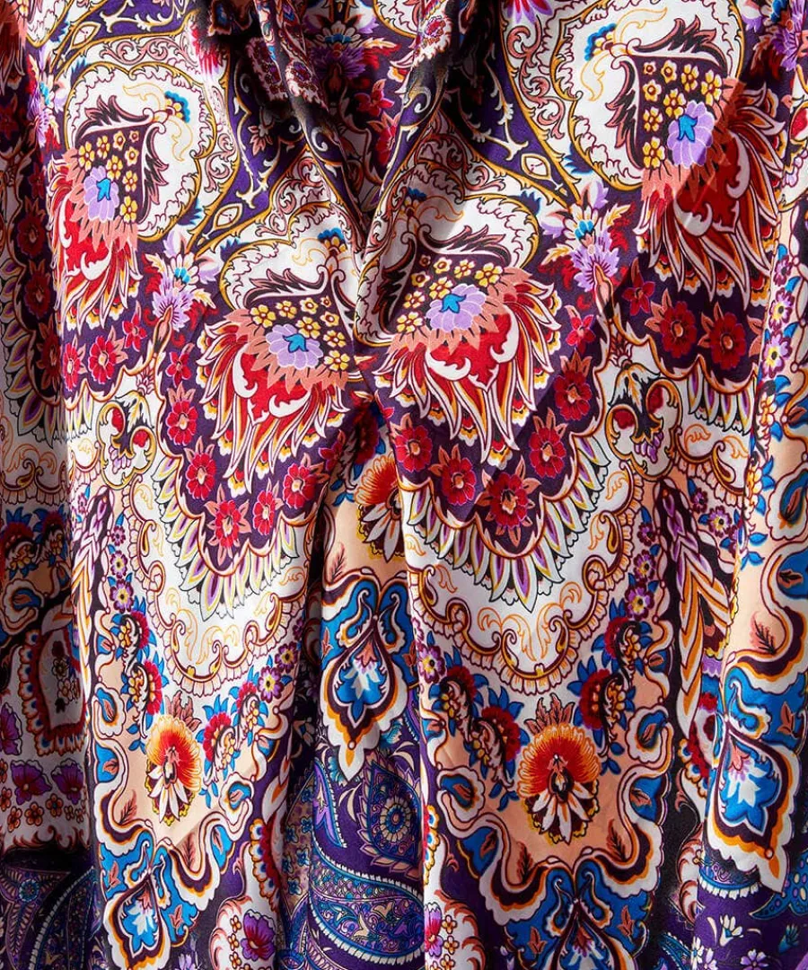 kaleidoscope_silky_scarf_2.webp Hot Joe Browns Kaleidoscope Silky Scarf Purple