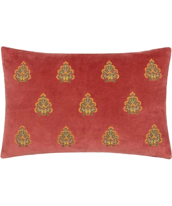 Hot Joe Browns Kashida Embroidered Boudoir Cushion Rose