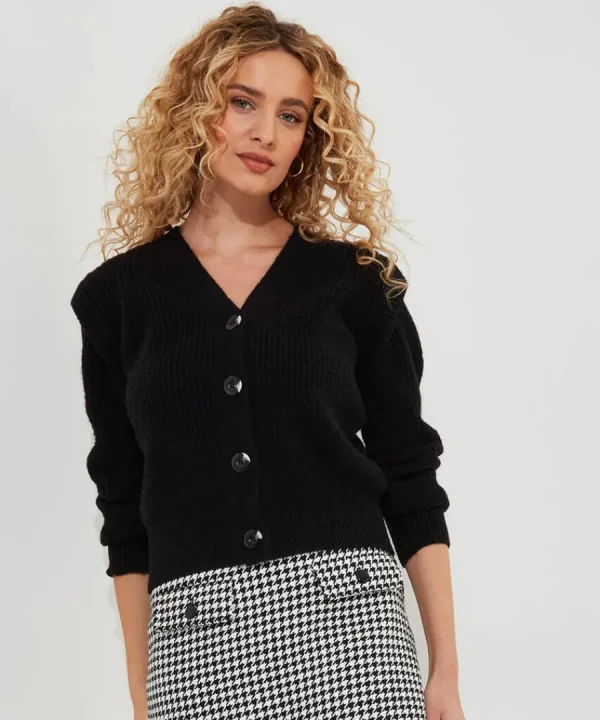 Cheap Joe Browns Lace Up Cardigan Black