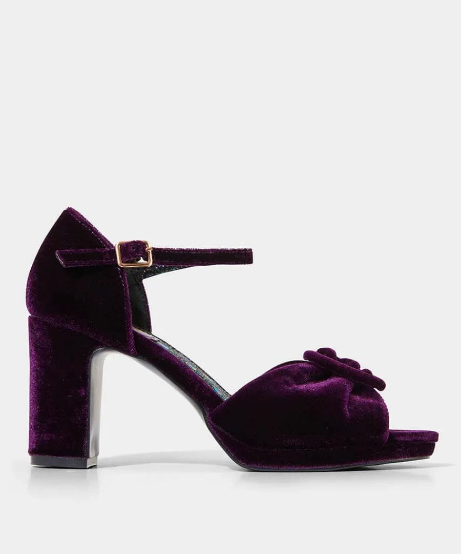 leading_lady_velvet_shoes_0.webp Flash Sale Joe Browns Leading Lady Velvet Shoes Purple