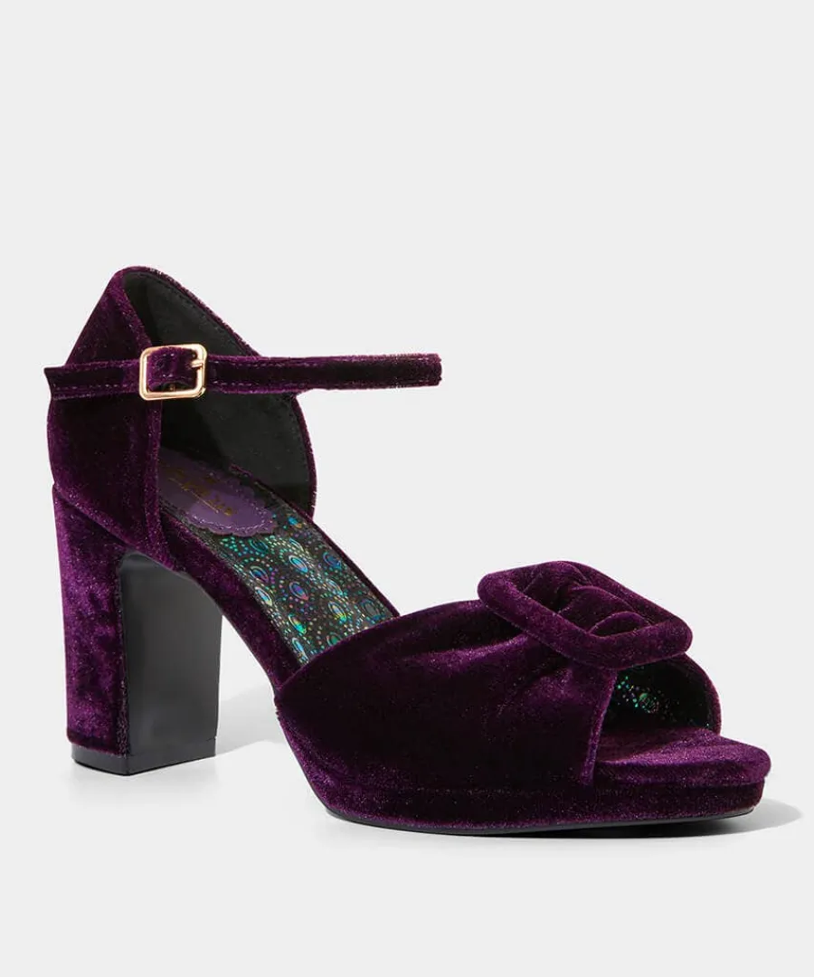 leading_lady_velvet_shoes_2.webp Flash Sale Joe Browns Leading Lady Velvet Shoes Purple
