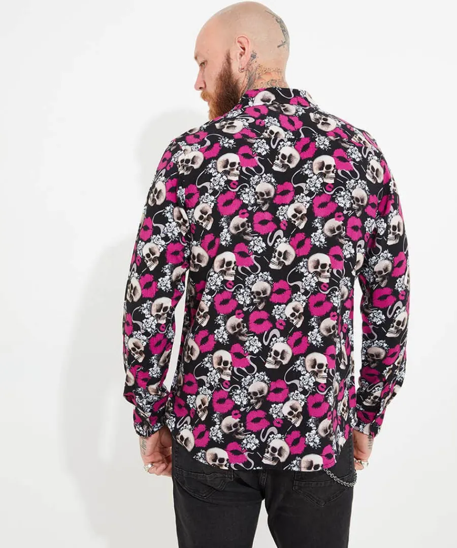 lips_and_skull_shirt_3.webp New Joe Browns Lips And Skull Shirt Black