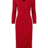 Clearance Joe Browns Lola Geo Jersey Dress Red