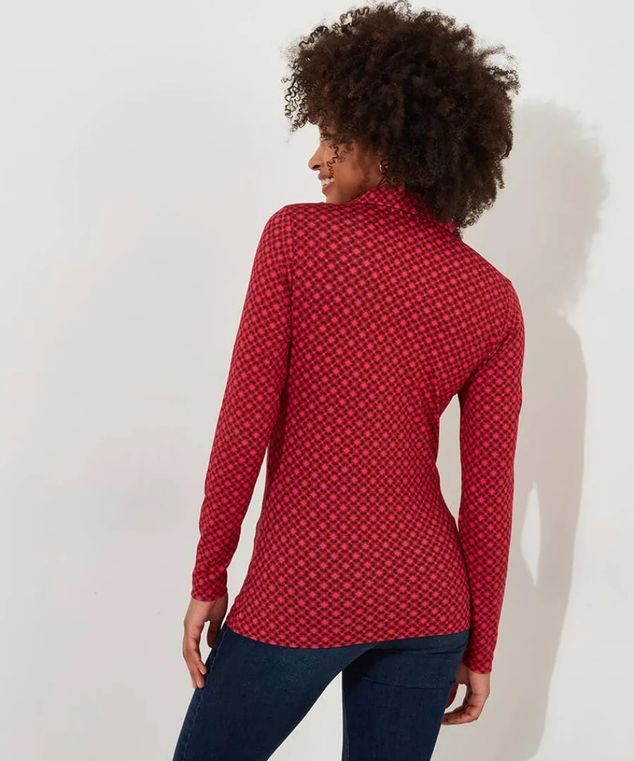 lola_geo_jersey_print_top_2.webp Shop Joe Browns Lola Geo Jersey Print Top Pink