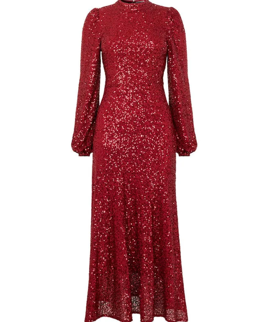 lucille_sequin_dress_0.webp Sale Joe Browns Lucille Sequin Dress Red