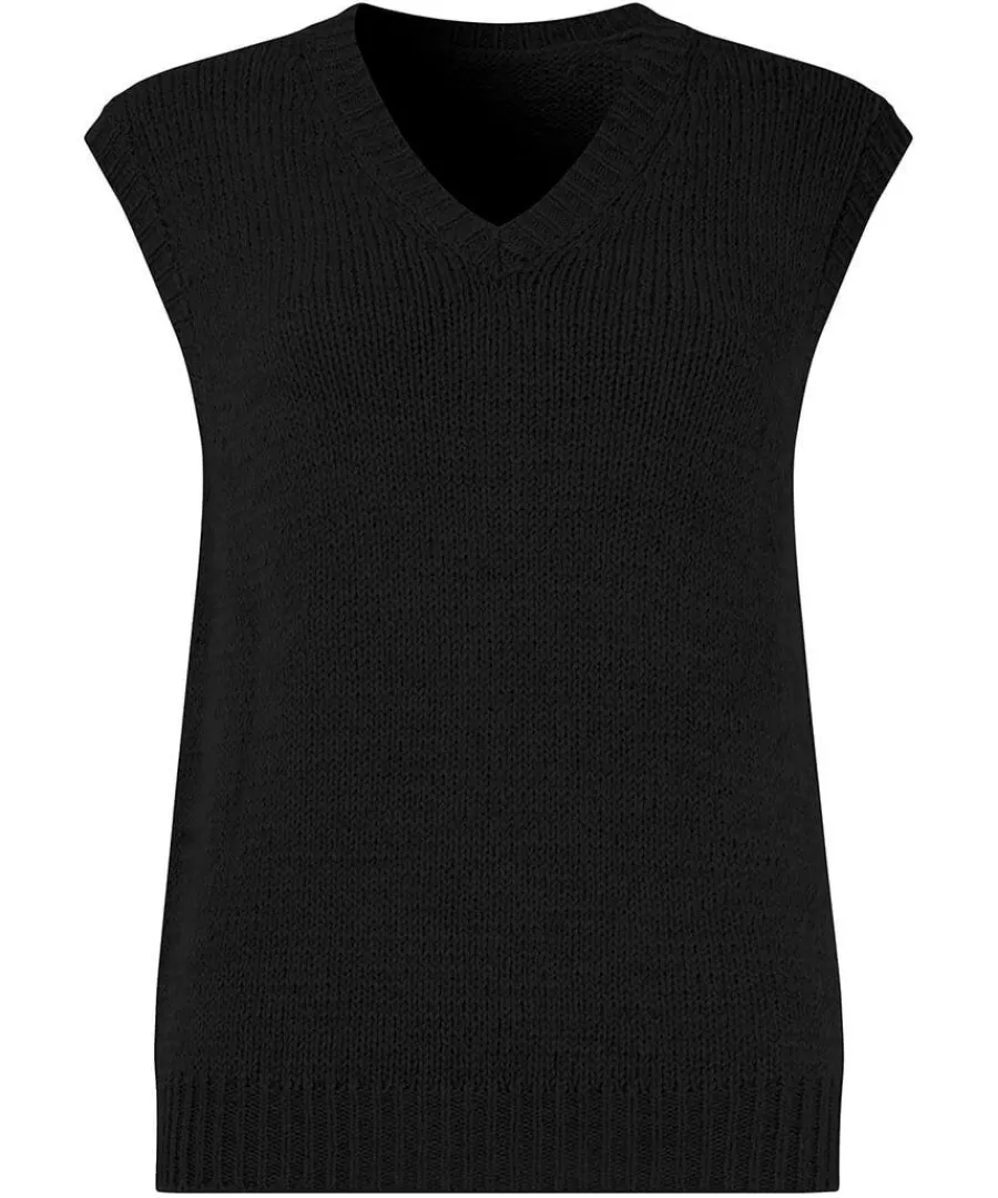 lucy_knitted_vest_4.webp Online Joe Browns Lucy Knitted Vest Black / Orange