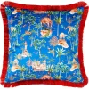 New Joe Browns Luxe Leopard Floral Reversible Cushion Pink