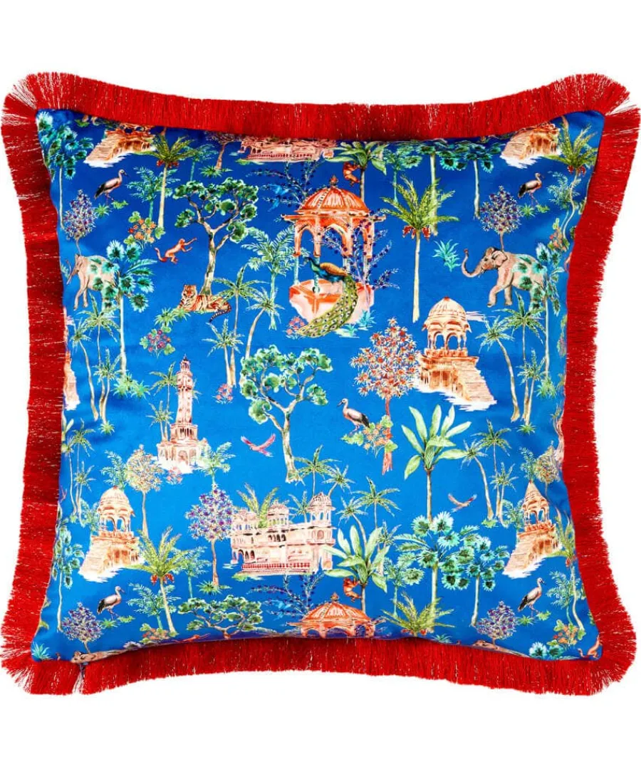 luxe_leopard_floral_rever_0.webp New Joe Browns Luxe Leopard Floral Reversible Cushion Pink