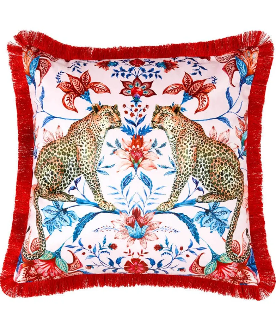 luxe_leopard_floral_rever_1.webp New Joe Browns Luxe Leopard Floral Reversible Cushion Pink