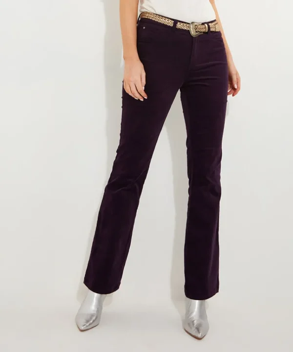 New Joe Browns Magnificent Moleskin Trousers Purple