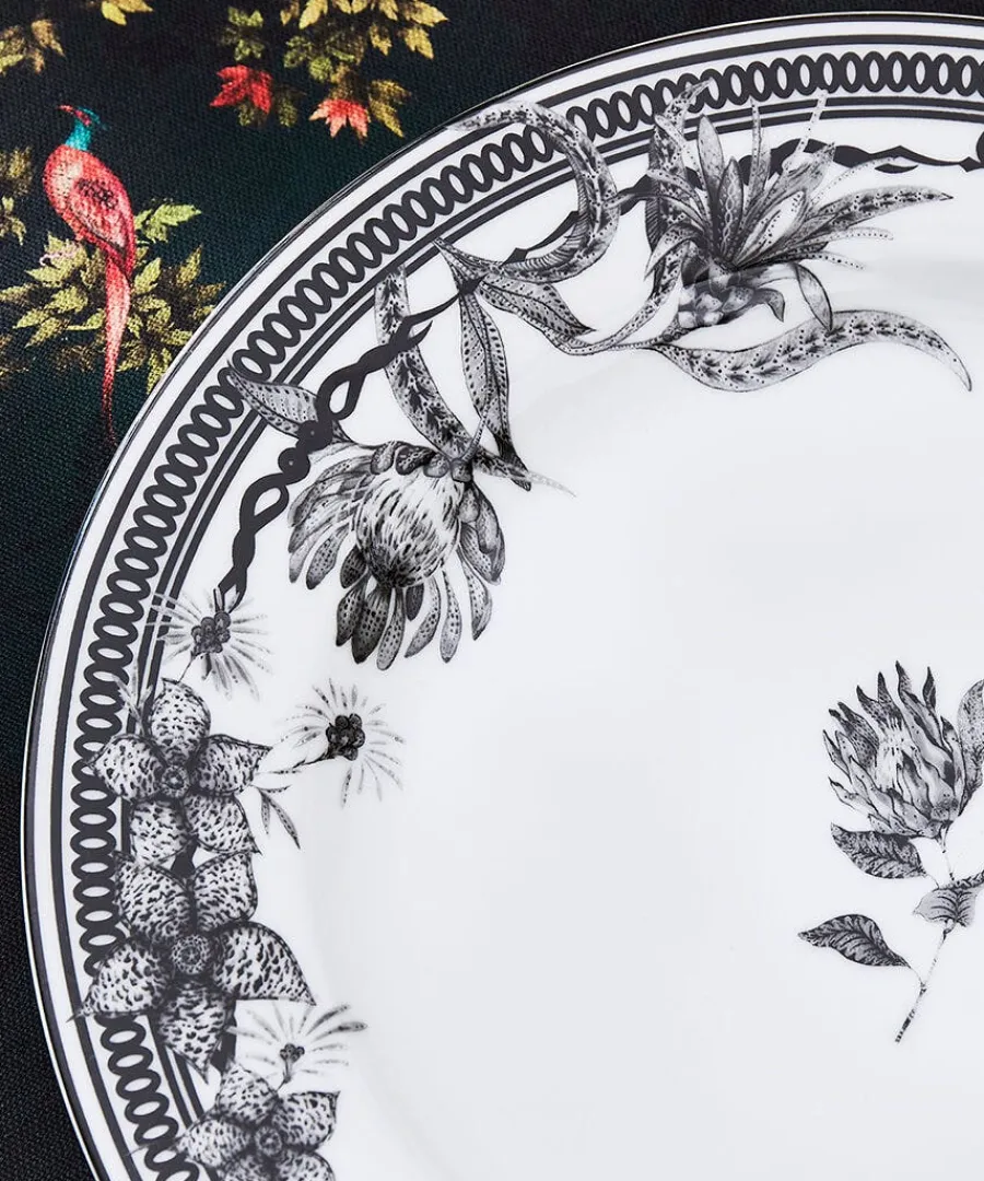 magnificent_monochrome_fl_2.webp Clearance Joe Browns Magnificent Monochrome Floral Dinner Plates Black / White