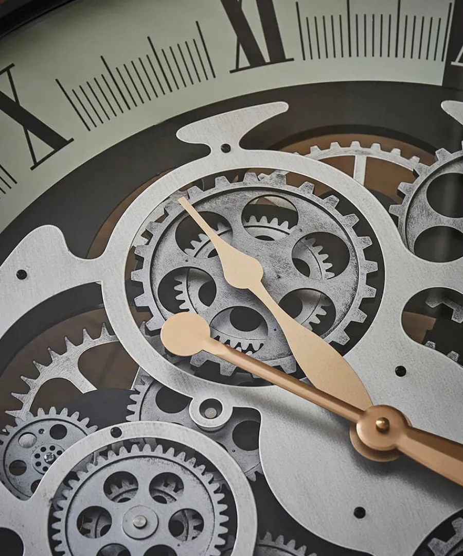 magnificent_moving_gears__3.webp Sale Joe Browns Magnificent Moving Gears Clock Side Table Black