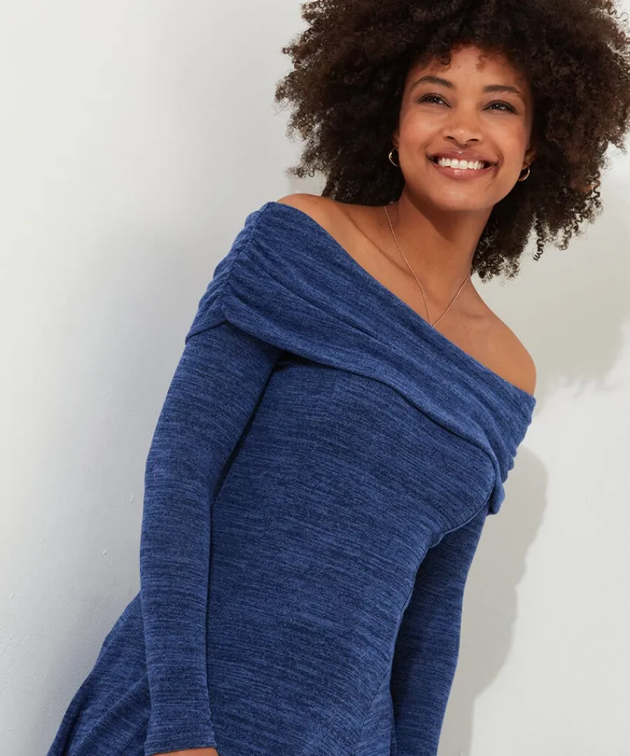 maisie_jersey_bardot_tuni_2.webp New Joe Browns Maisie Jersey Bardot Tunic Blue