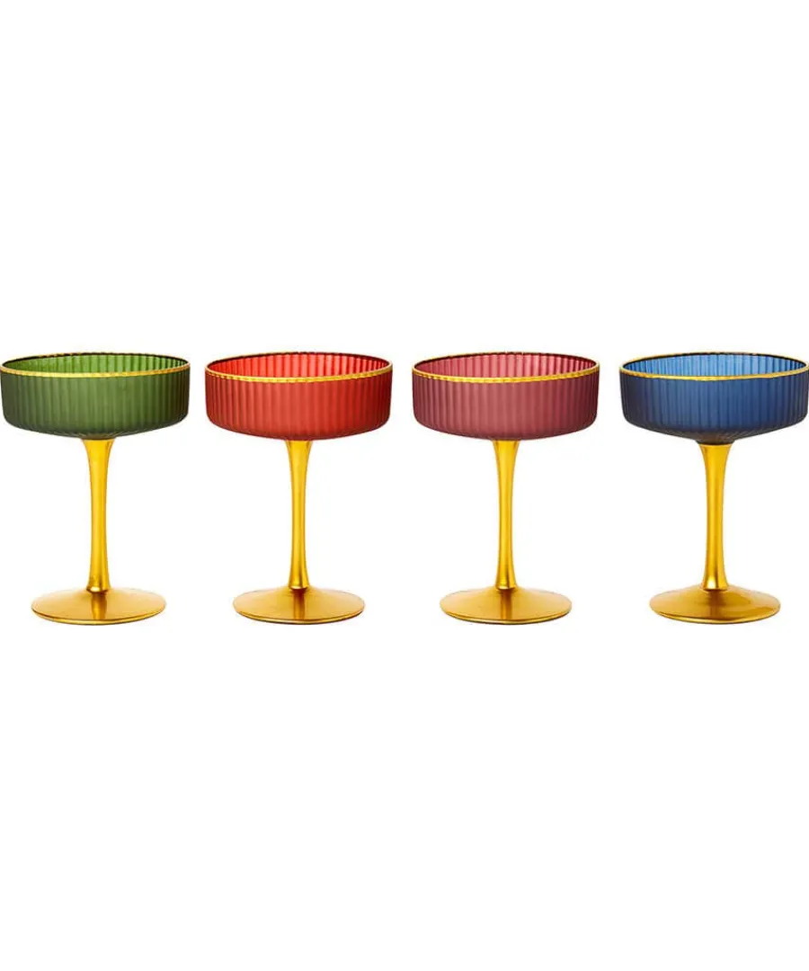 majestic_jewel_martini_gl_0.webp Sale Joe Browns Majestic Jewel Martini Glasses Set Of 4 Multi