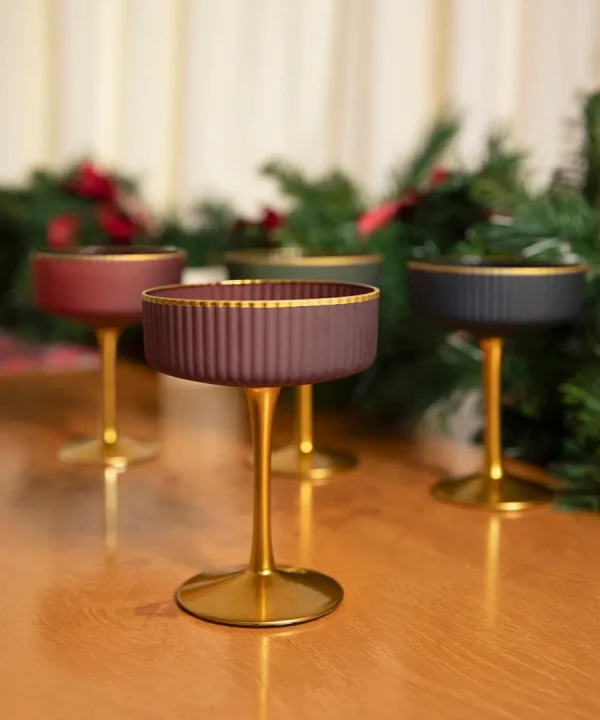 Sale Joe Browns Majestic Jewel Martini Glasses Set Of 4 Multi
