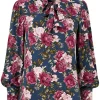 Shop Joe Browns Make A Statement Printed Blouse Blue