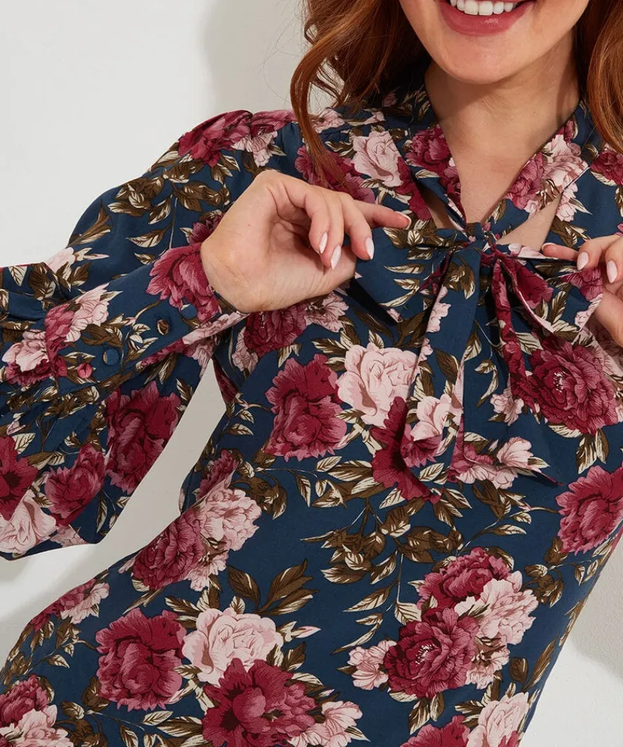 make_a_statement_printed__4.webp Shop Joe Browns Make A Statement Printed Blouse Blue