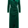 Best Joe Browns Make A Statement Velour Dress Green / Black