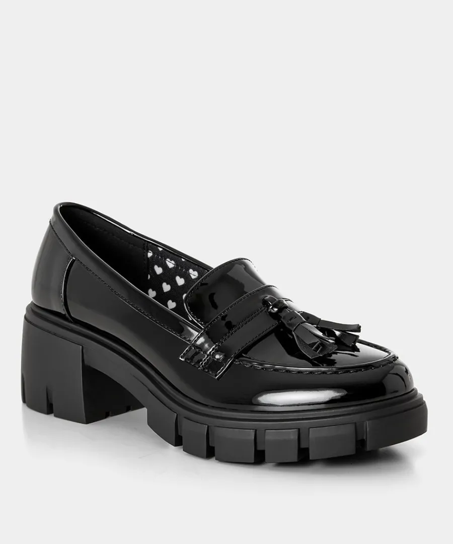 manor_road_chunky_loafers_1.webp Shop Joe Browns Manor Road Chunky Loafers Black