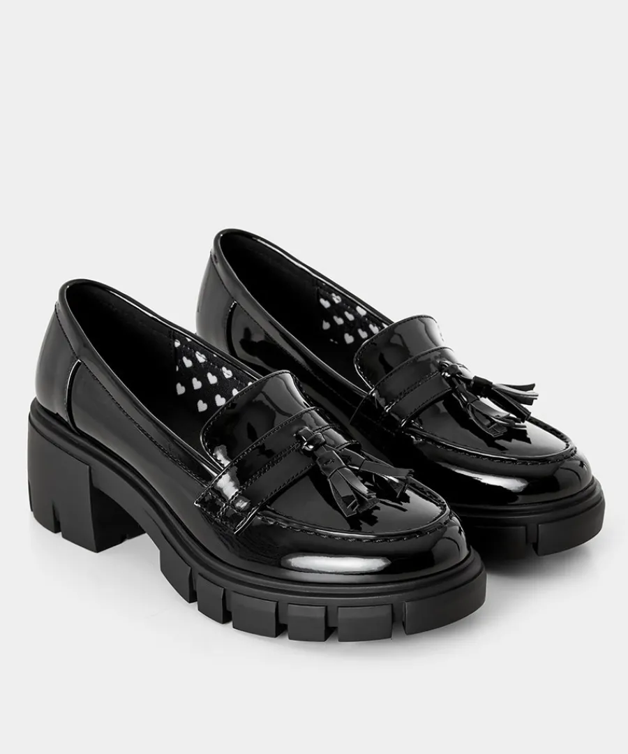 manor_road_chunky_loafers_2.webp Shop Joe Browns Manor Road Chunky Loafers Black