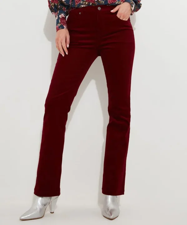 Hot Joe Browns Marvellous Cord Trousers Berry