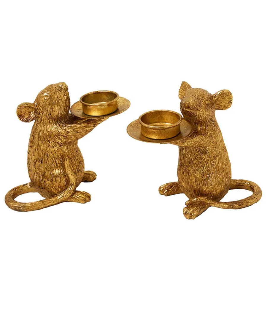 marvellous_mice_candle_ho_1.webp Sale Joe Browns Marvellous Mice Candle Holders Gold
