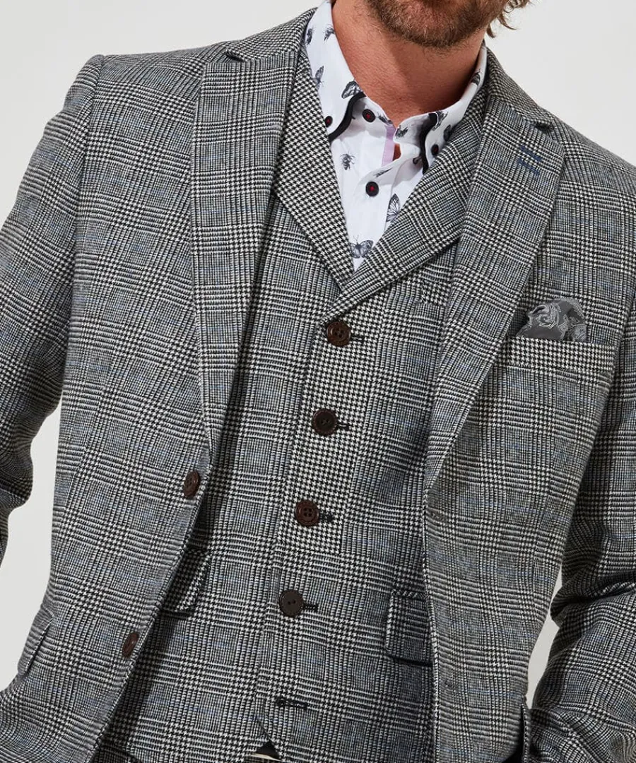marvellous_mix_blazer_3.webp Clearance Joe Browns Marvellous Mix Blazer Grey