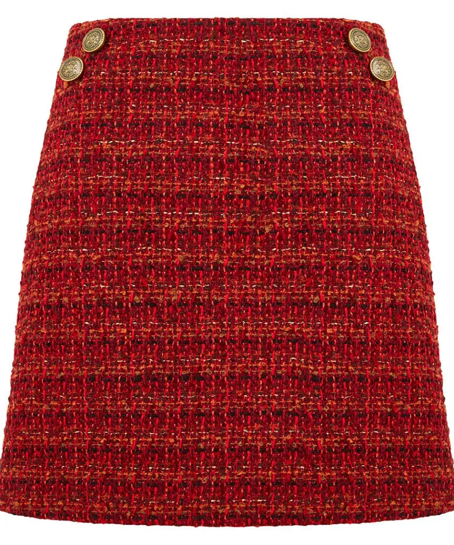 maya_tweed_skirt_0.webp Outlet Joe Browns Maya Tweed Skirt Burnt Orange