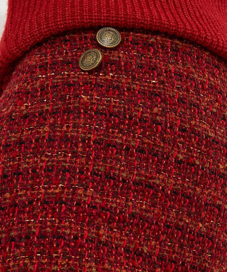 maya_tweed_skirt_3.webp Outlet Joe Browns Maya Tweed Skirt Burnt Orange