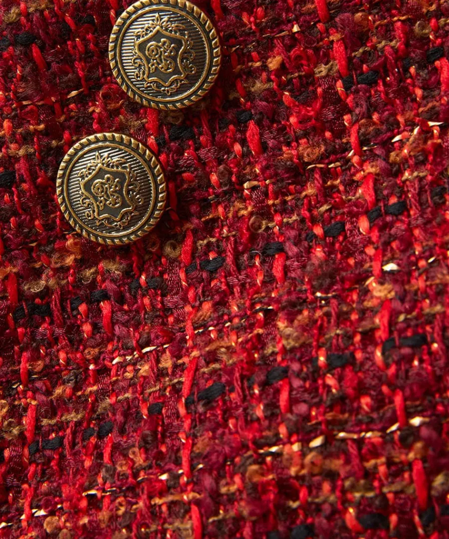 maya_tweed_skirt_4.webp Outlet Joe Browns Maya Tweed Skirt Burnt Orange