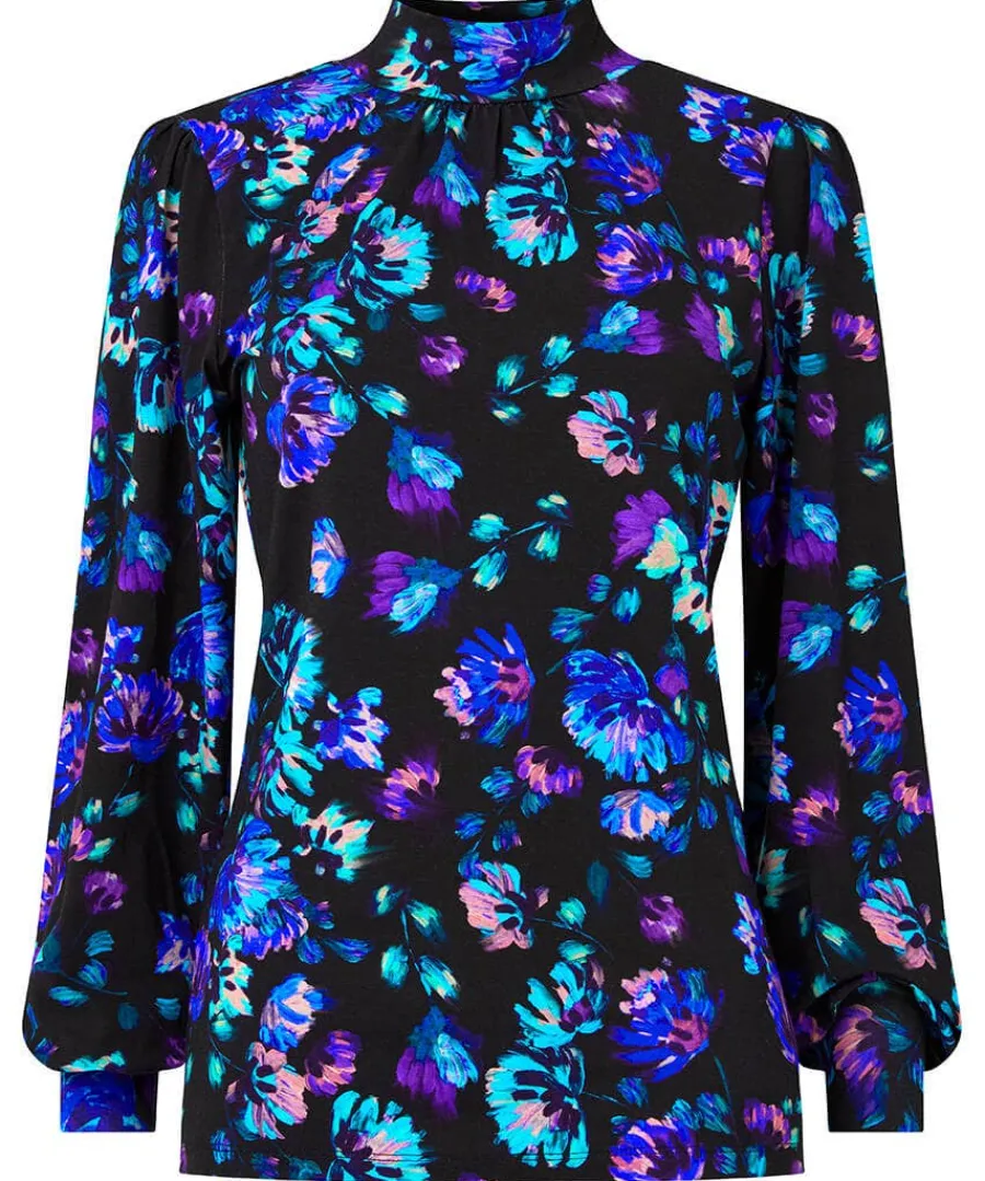 melissa_jersey_print_top_0.webp Store Joe Browns Melissa Jersey Print Top Black