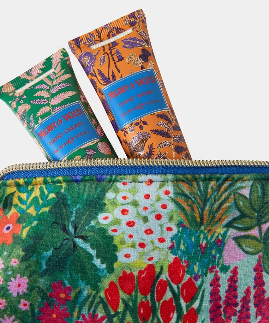 merry_and_wild_velvet_pou_0.webp New Joe Browns Merry And Wild Velvet Pouch With Handbag Essentials Multi