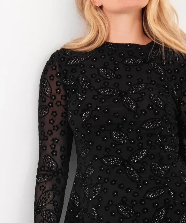 Best Sale Joe Browns Mesmerising Mesh Top Black