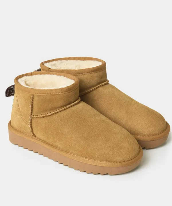 Shop Joe Browns Mini Snug Suede Boots Tan