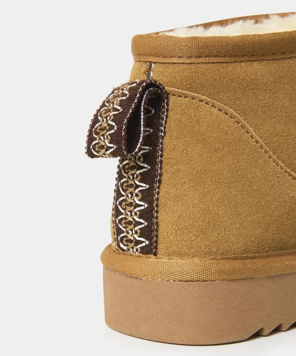 Shop Joe Browns Mini Snug Suede Boots Tan