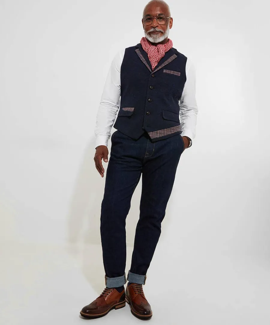 mix_it_up_waistcoat_1.webp Shop Joe Browns Mix It Up Waistcoat Blue